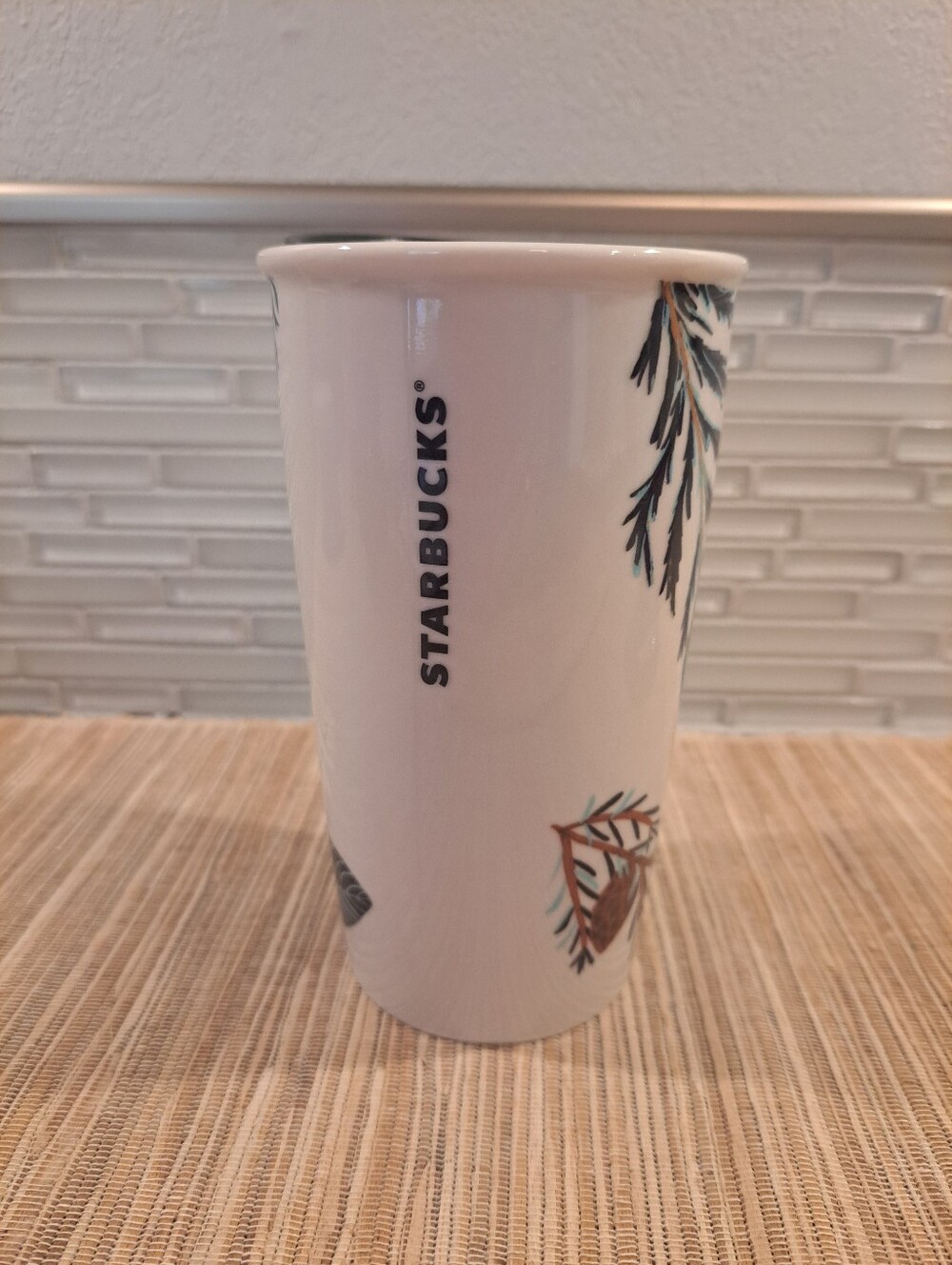 Starbucks Washington Evergreen State Ceramic Travel Tumbler Mug 12 oz - Picture 5 of 7